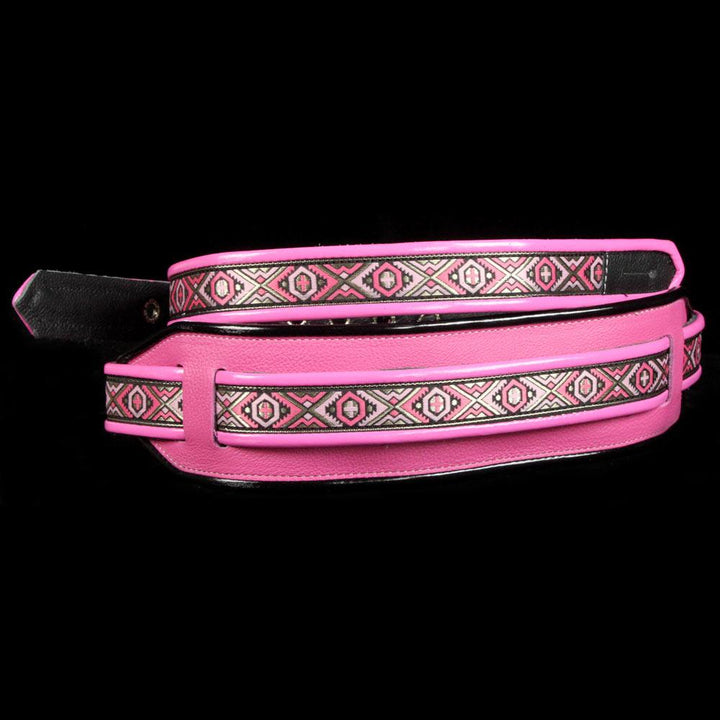 Jodi Head Brocade Guitar Strap Thunderbird Pink