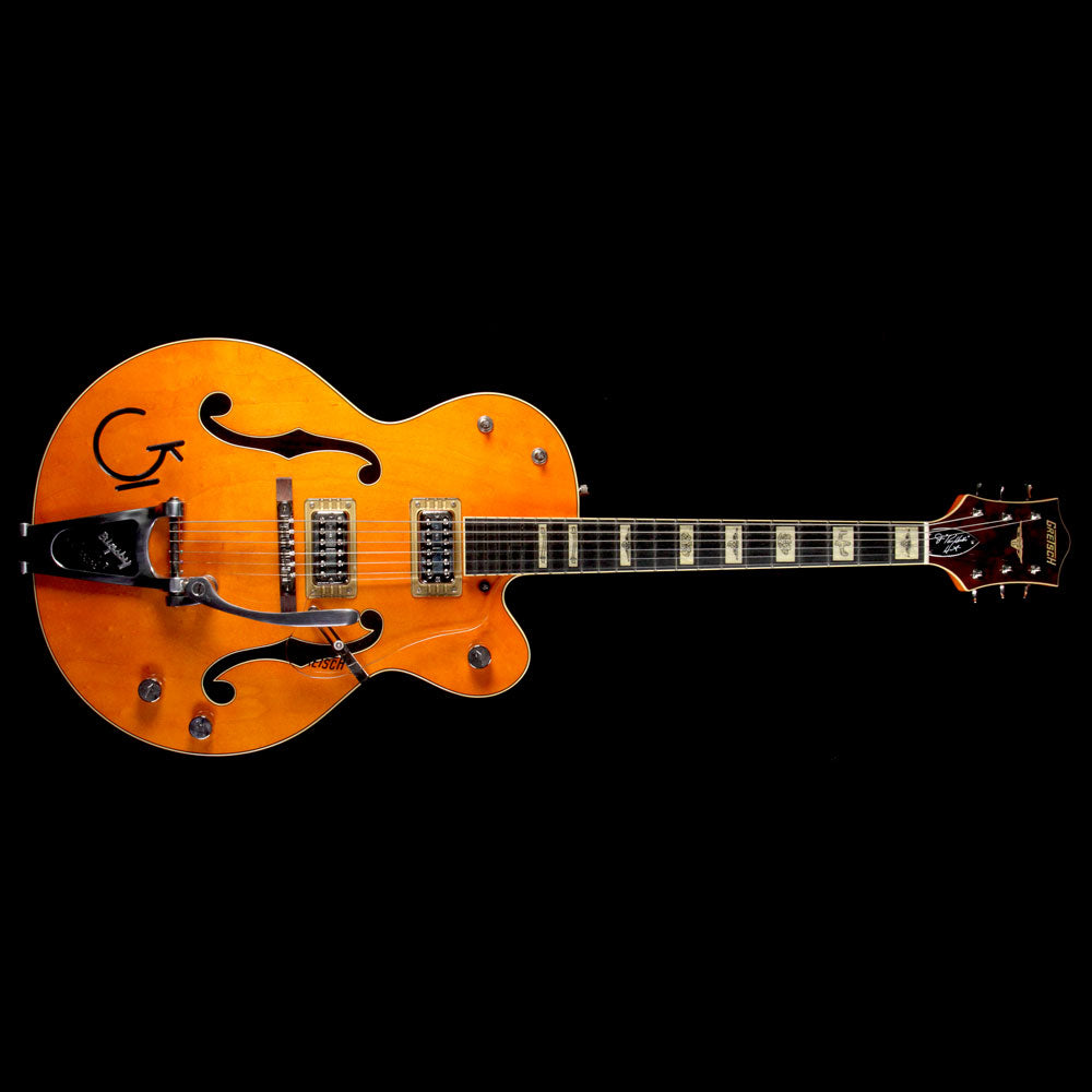 Used 2017 Gretsch G6120RHH Reverend Horton Heat Electric Guitar Orange Lacquer — 2