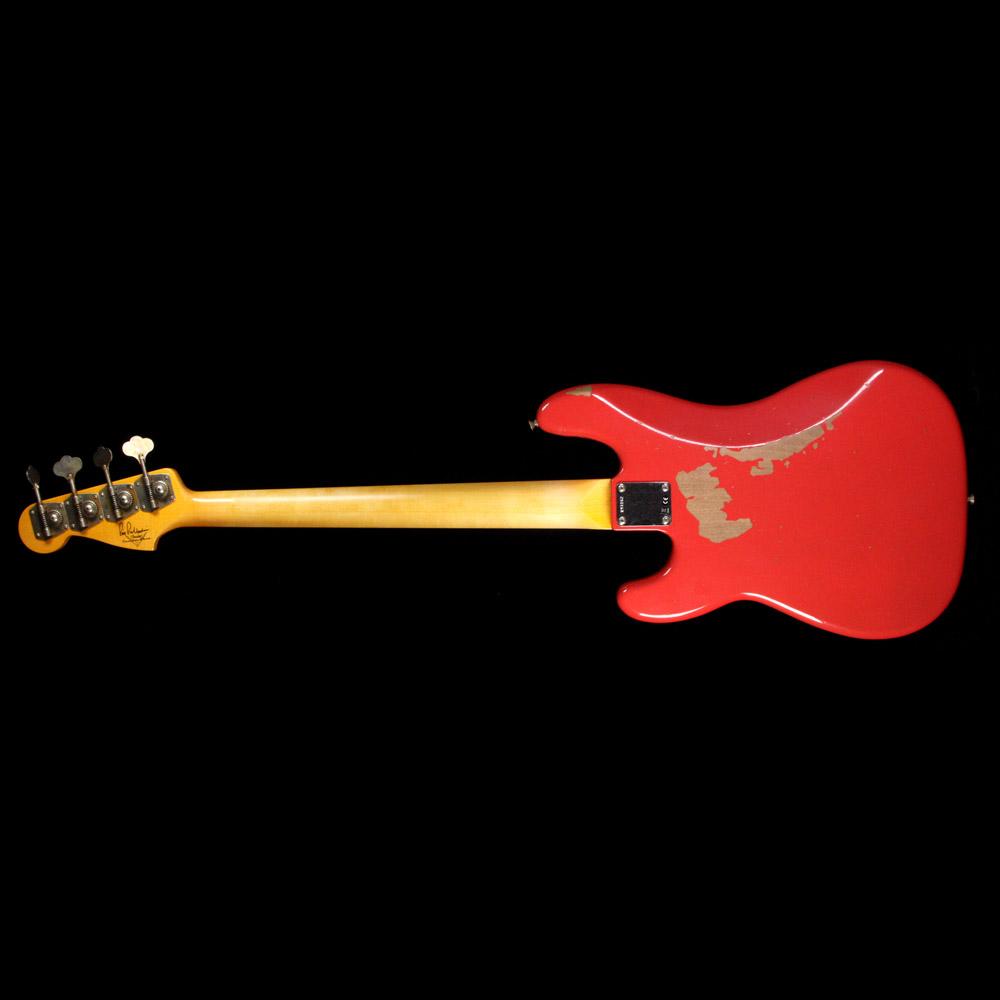 Fender Custom Shop Pino Palladino Signature Precision Bass Fiesta Red — 3