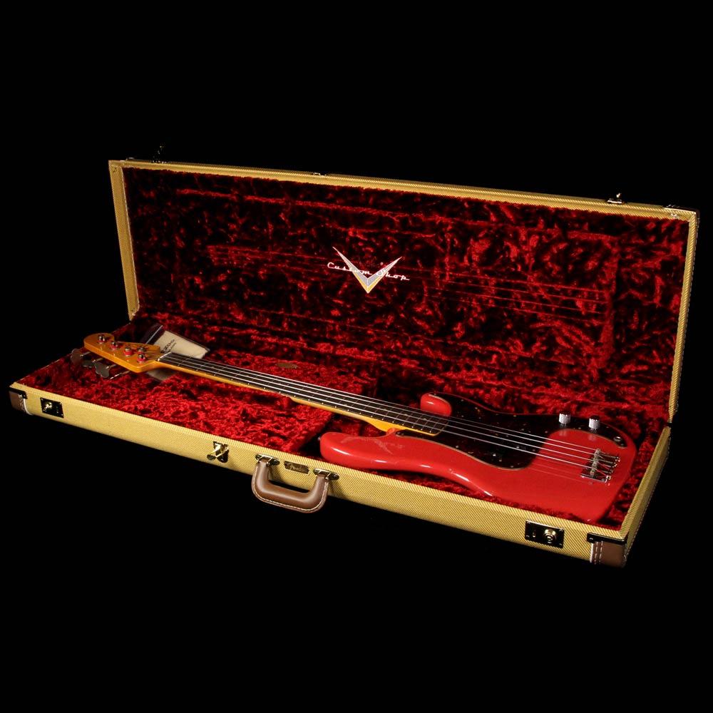 Fender Custom Shop Pino Palladino Signature Precision Bass Fiesta Red — 8