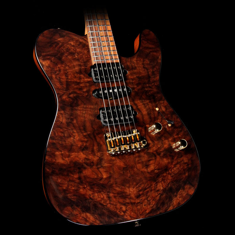 Suhr 2018 Select Modern T Koa and Figured Walnut Electric Guitar Natural — 1