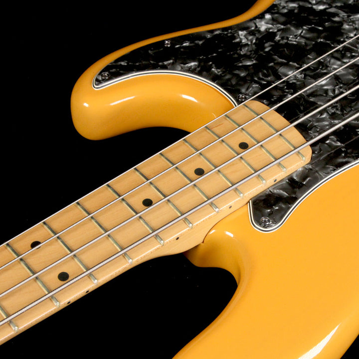 Used 2004 Fender American Standard Precision Bass Electric Bass Guitar Butterscotch