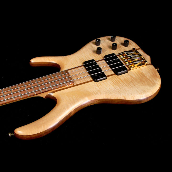 Used 2010 Ken Smith BSR-4MW Electric Bass Guitar Natural