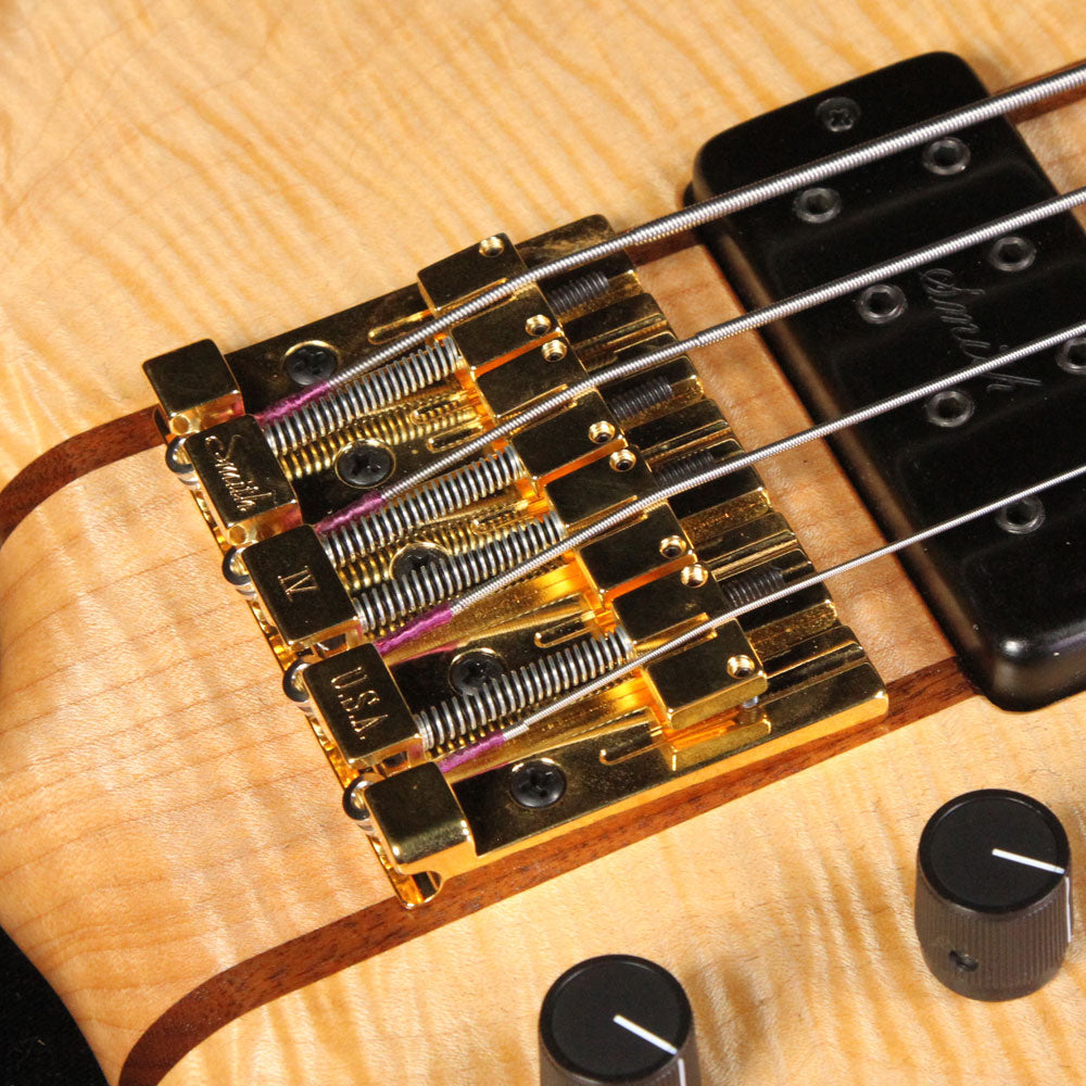 Used 2010 Ken Smith BSR-4MW Electric Bass Guitar Natural — 8