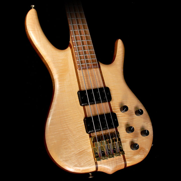 Used 2010 Ken Smith BSR-4MW Electric Bass Guitar Natural