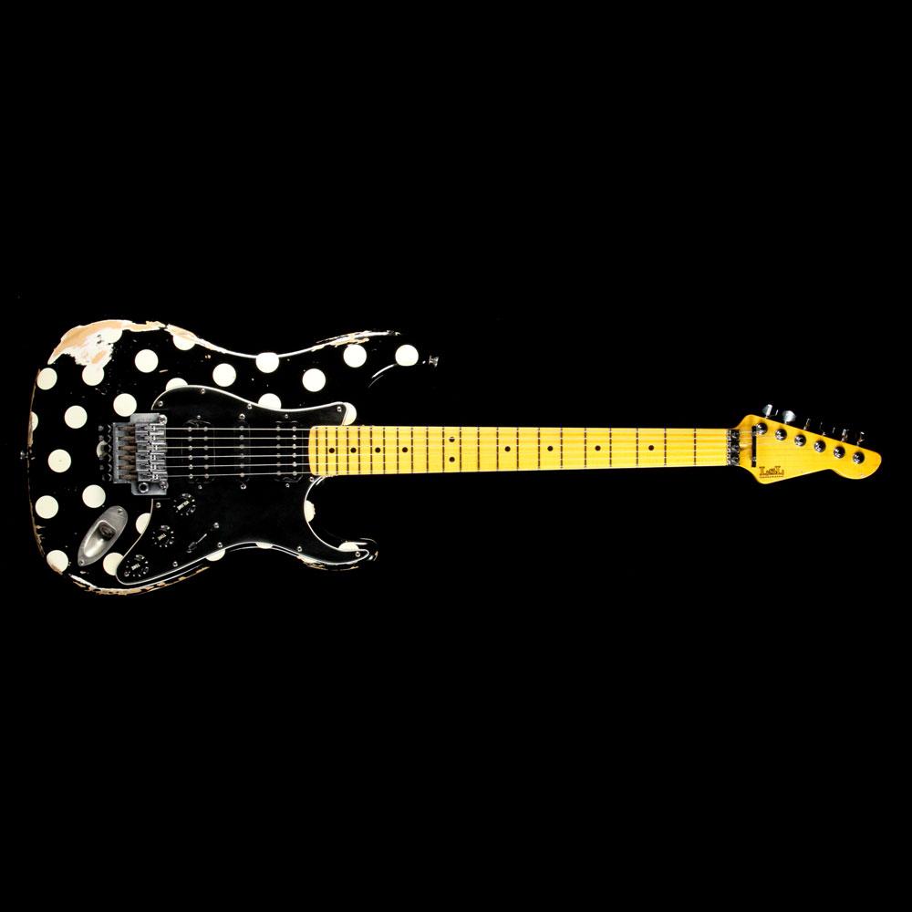 LsL Instruments Saticoy White Heavy Aging Black w/ White Polka Dots — 2