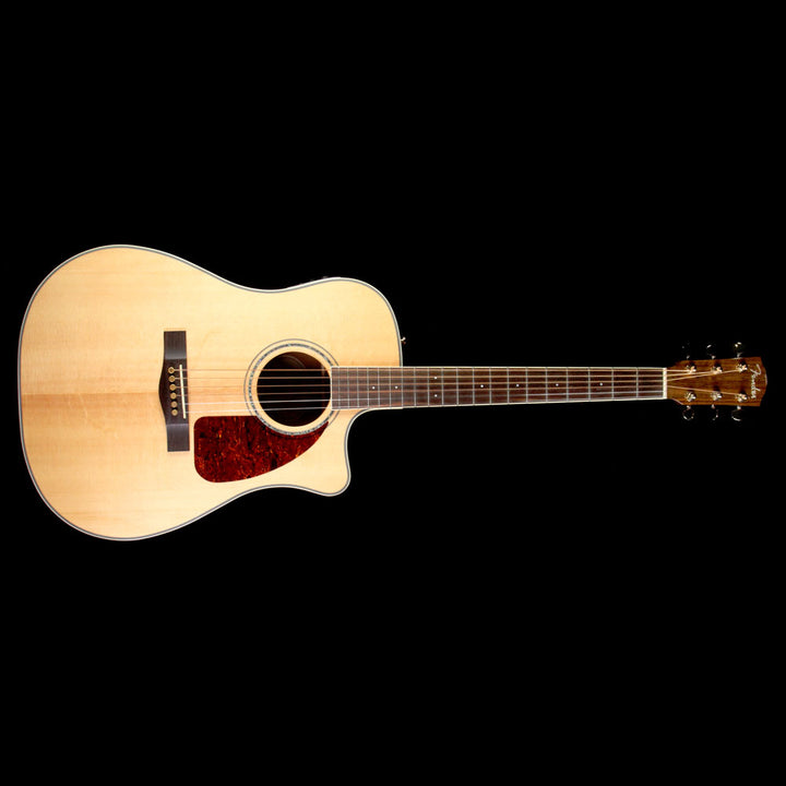 Used Fender CD-220SCE Exotic Ovangkol Acoustic Natural
