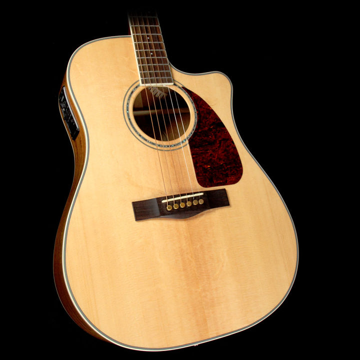 Used Fender CD-220SCE Exotic Ovangkol Acoustic Natural
