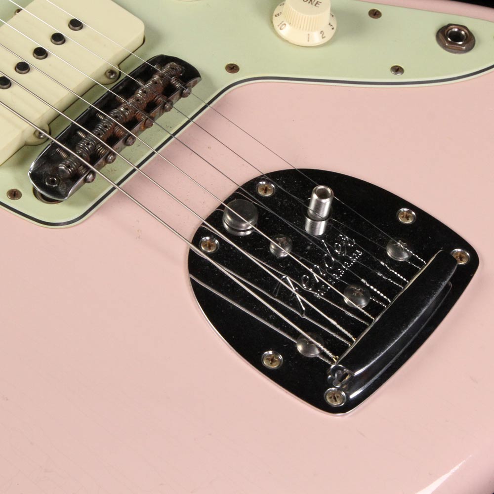Used Fender Custom Shop NAMM 2015 1963 Jazzmaster Electric Guitar Journeyman Relic Faded Shell Pink — 4