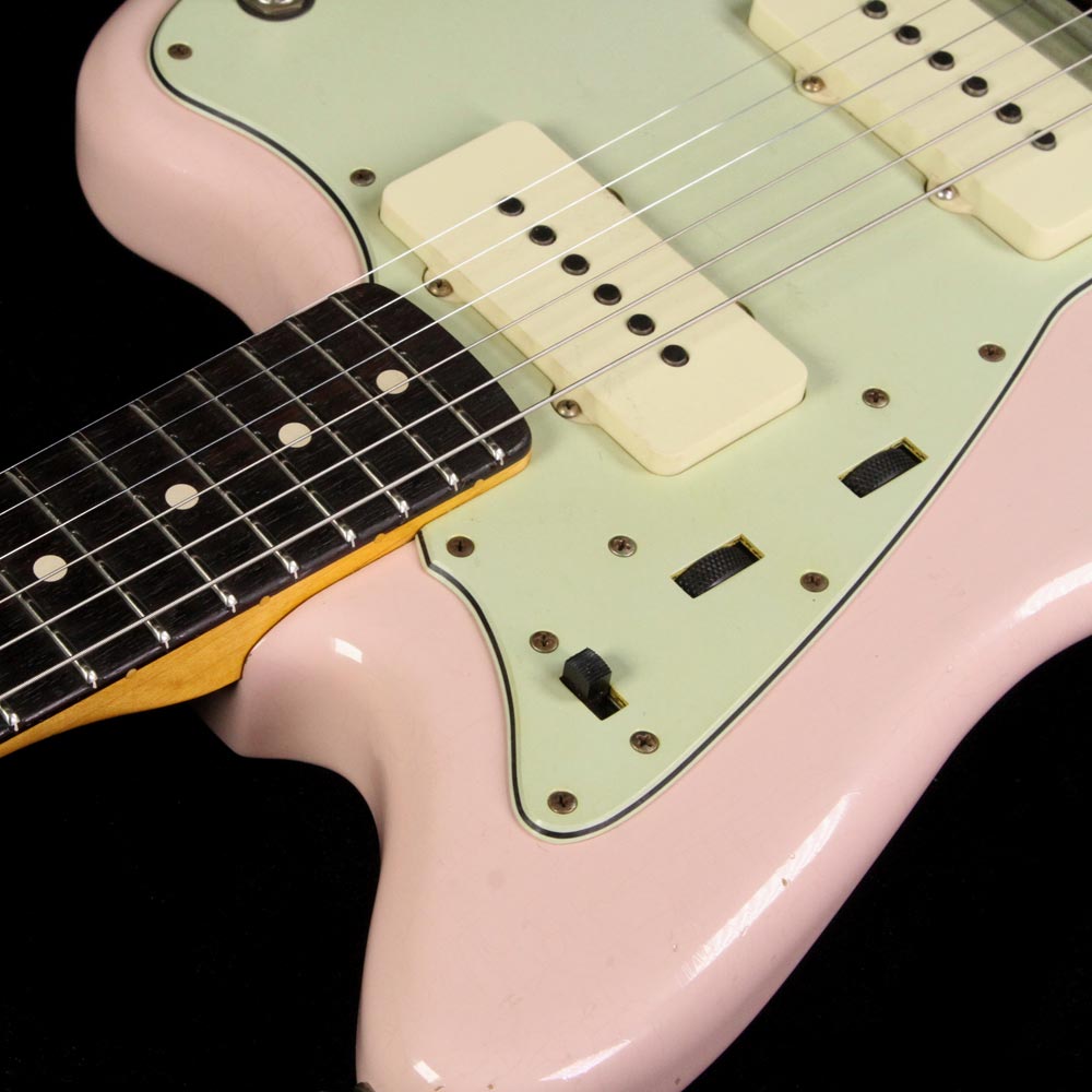 Used Fender Custom Shop NAMM 2015 1963 Jazzmaster Electric Guitar Journeyman Relic Faded Shell Pink — 5