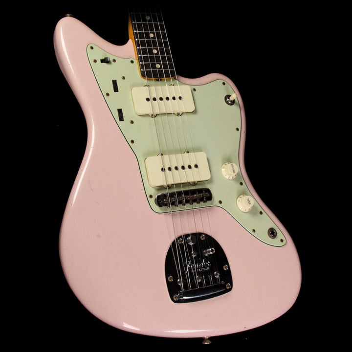Used Fender Custom Shop NAMM 2015 1963 Jazzmaster Electric Guitar Journeyman Relic Faded Shell Pink