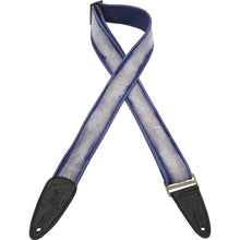 Levy's MC8DS Cotton Guitar Strap Blue