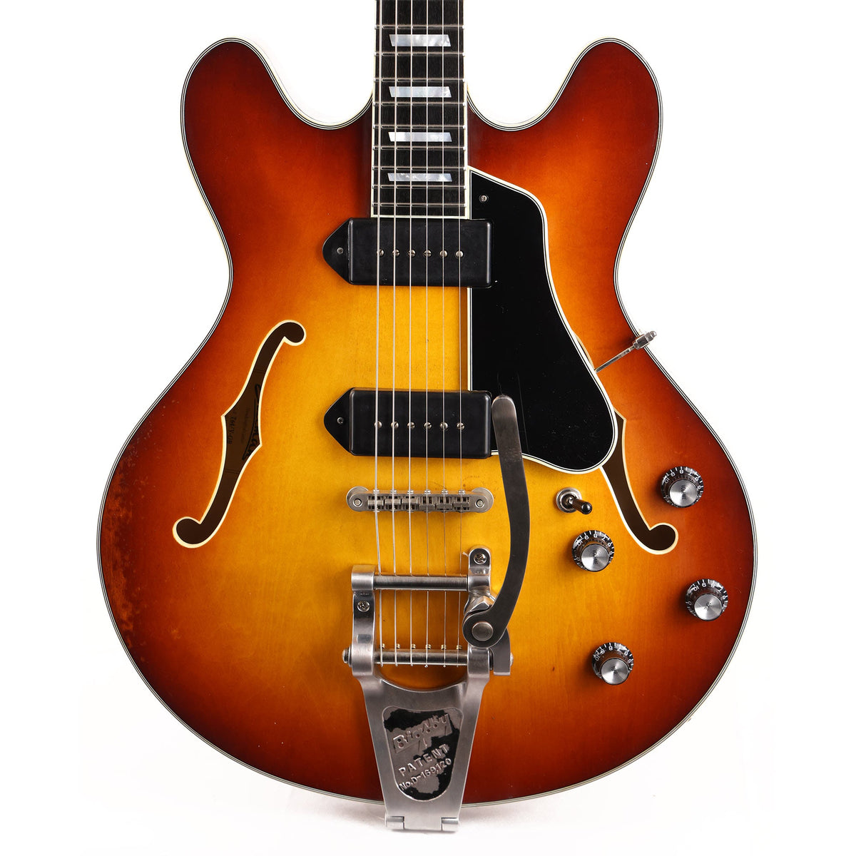 Eastman T64/v-GB Thinline Hollowbody Antique Goldburst Varnish 2023 — 1