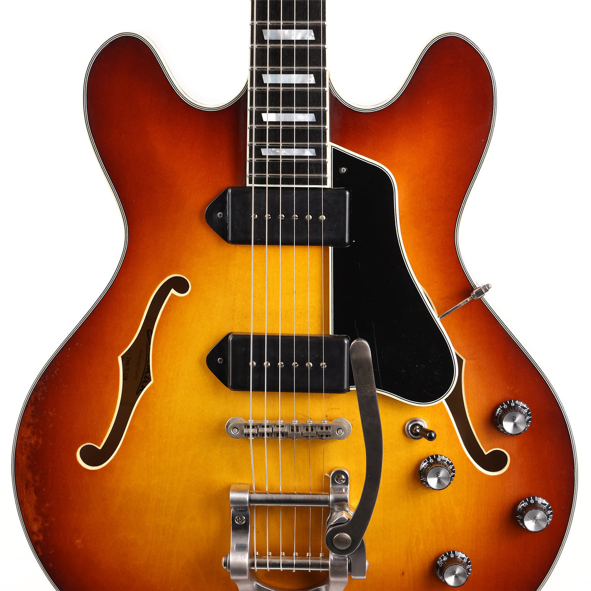 Eastman T64/v-GB Thinline Hollowbody Antique Goldburst Varnish 2023 — 6
