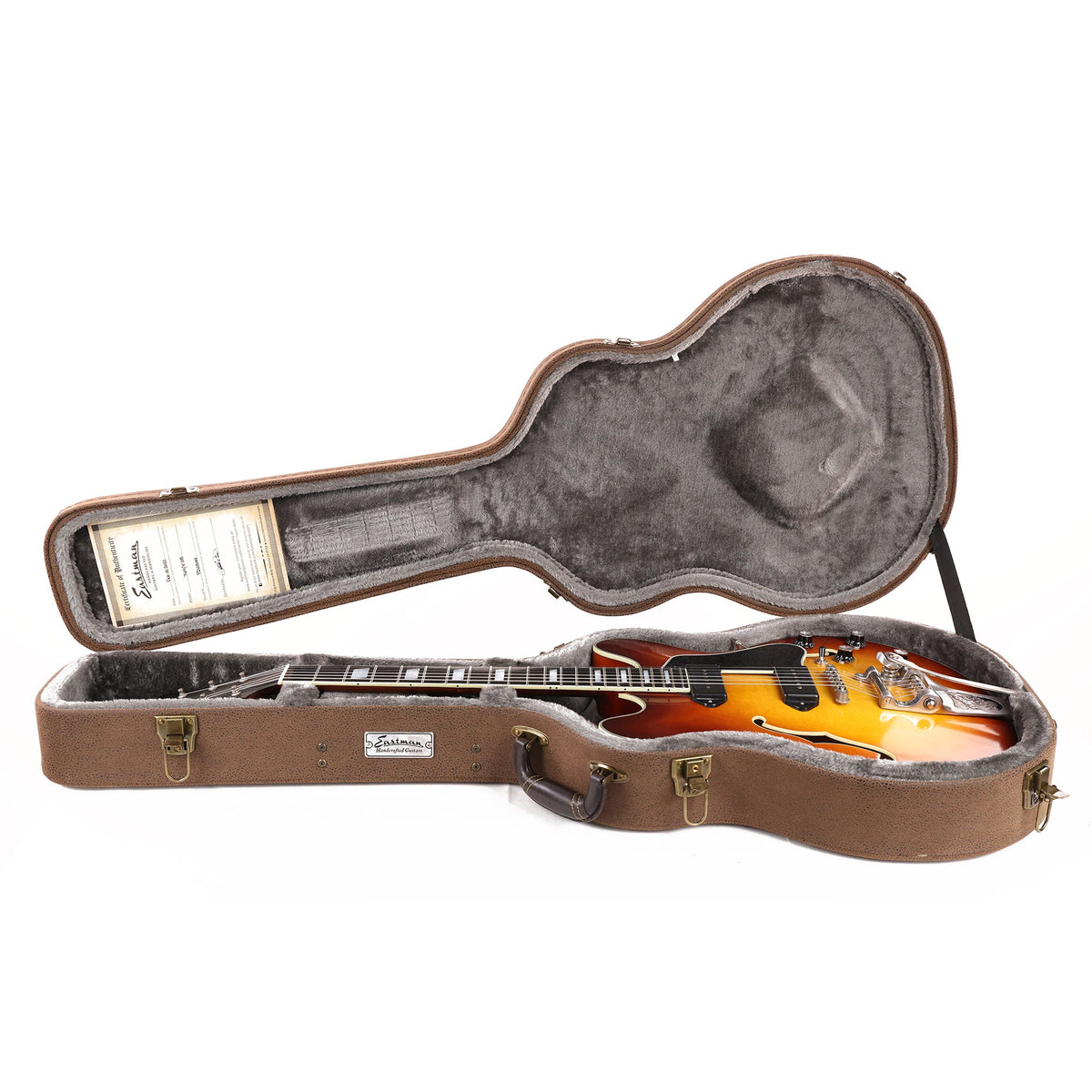 Eastman T64/v-GB Thinline Hollowbody Antique Goldburst Varnish 2023 — 8