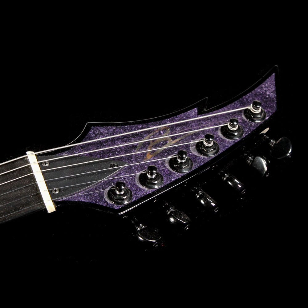 Used 2010 Bernie Rico Junior Hyde Electric Guitar Marbleized Purple — 4