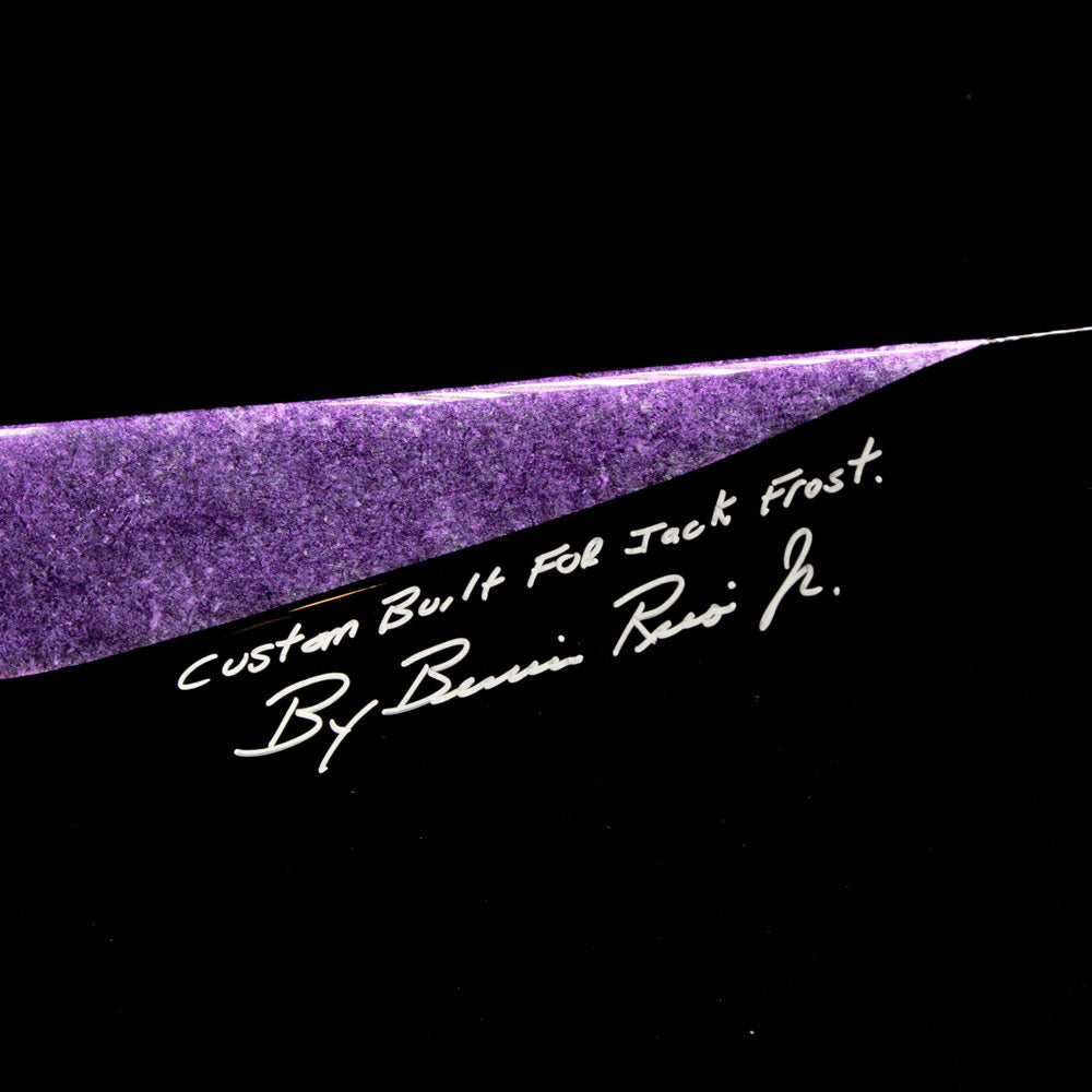Used 2010 Bernie Rico Junior Hyde Electric Guitar Marbleized Purple — 5