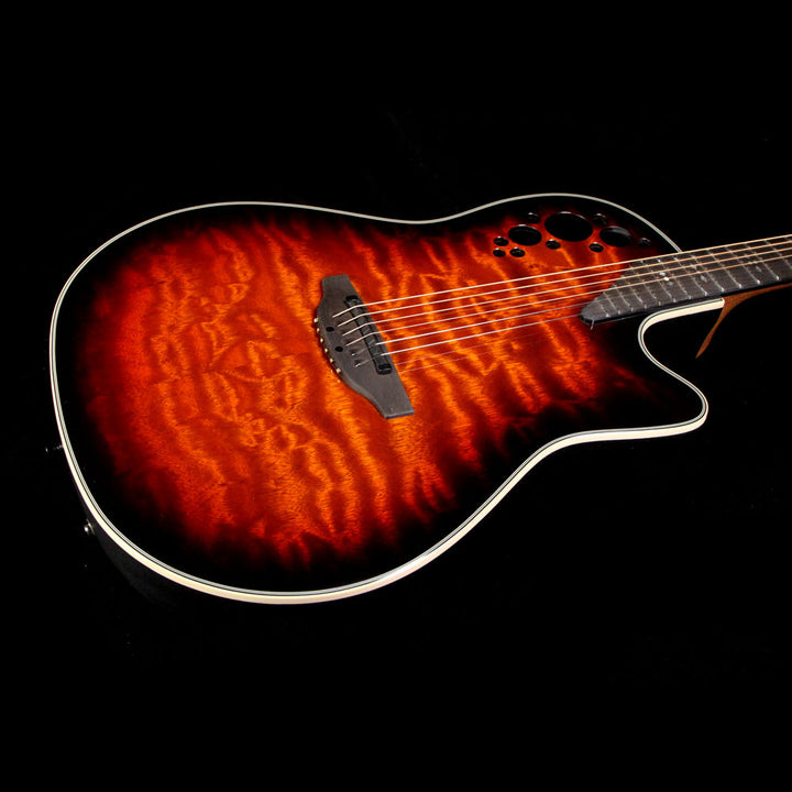 Ovation Collector's Series Elite Plus C2078AXP Acoustic Guitar Sapele Tobacco Burst