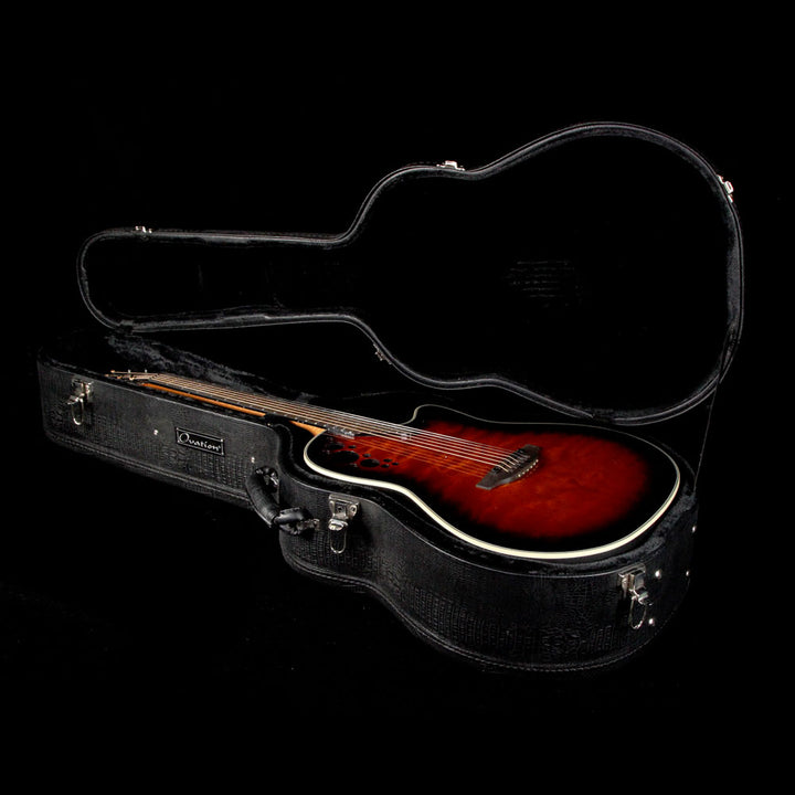 Ovation Collector's Series Elite Plus C2078AXP Acoustic Guitar Sapele Tobacco Burst