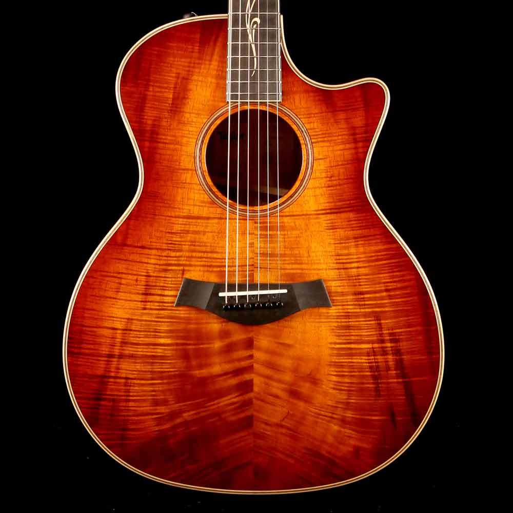 Taylor K24ce V-Class Grand Auditorium Acoustic-Electric Shaded Edgeburst — 1