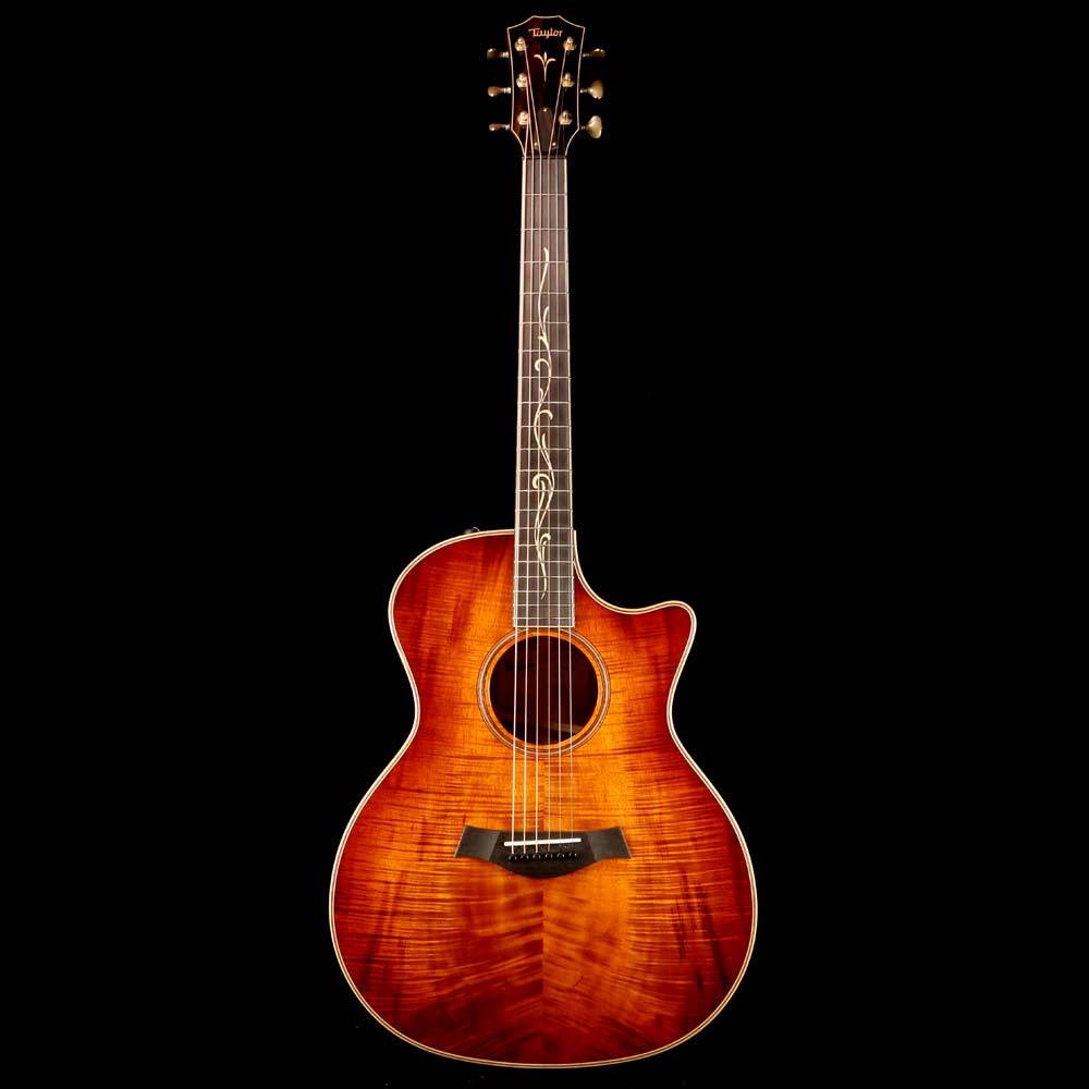 Taylor K24ce V-Class Grand Auditorium Acoustic-Electric Shaded Edgeburst — 2