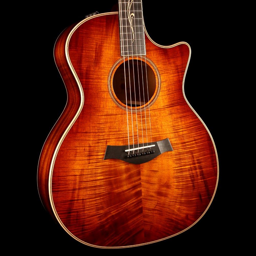 Taylor K24ce V-Class Grand Auditorium Acoustic-Electric Shaded Edgeburst — 5