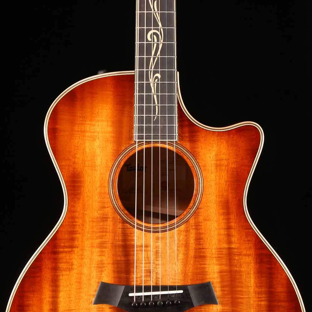 Taylor K24ce V-Class Grand Auditorium Acoustic-Electric Shaded Edgeburst — 7