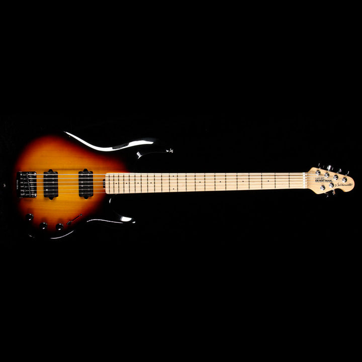 Used Ernie Ball Music Man Silhouette 6-String Electric Bass Guitar Sunburst