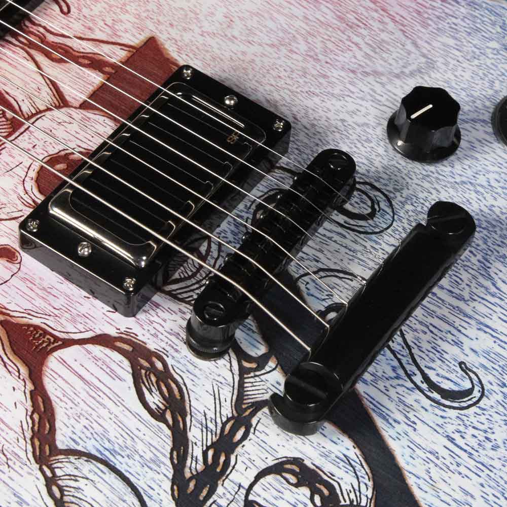 Wild Custom Guitars 2018 NAMM Display Wildone Electric Guitar Art Top Octopus — 4