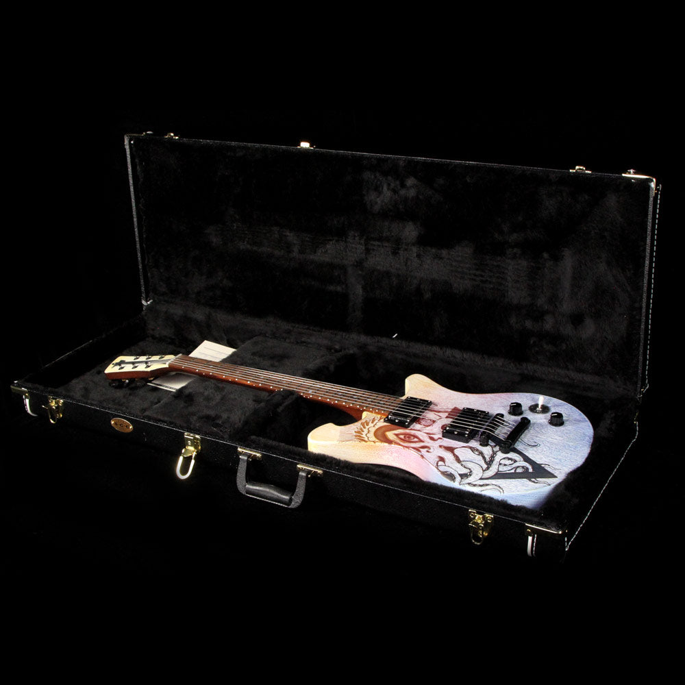 Wild Custom Guitars 2018 NAMM Display Wildone Electric Guitar Art Top Octopus — 8