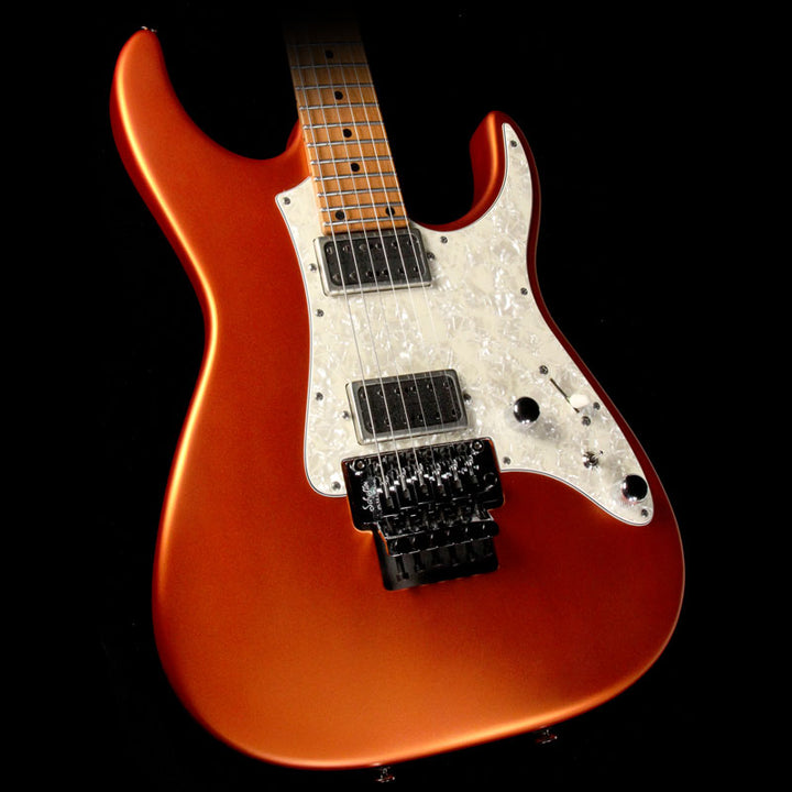 Used 2017 Tom Anderson Guardian Angel Player Electric Guitar Satin Orange Metallic