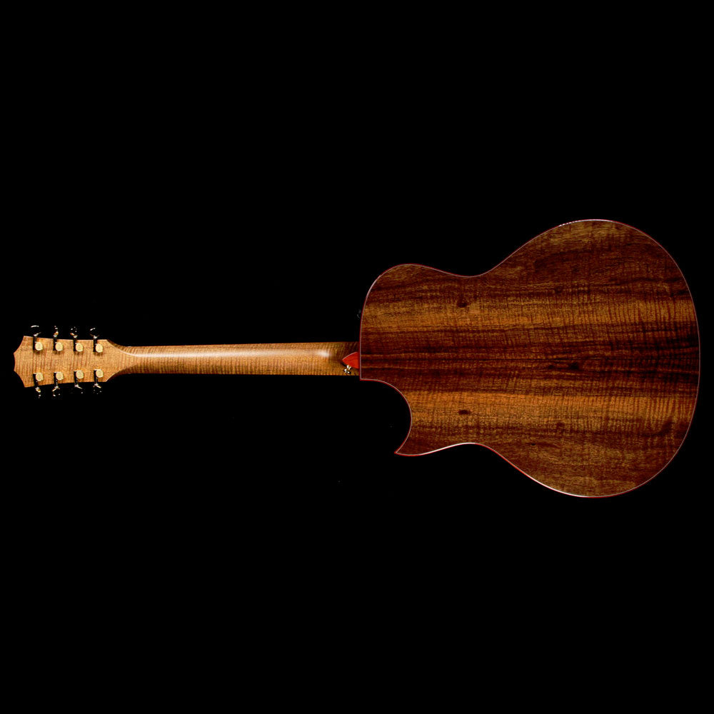 Taylor Custom Shop BTO 8-String Baritone Acoustic Guitar Natural Laurelwood — 3