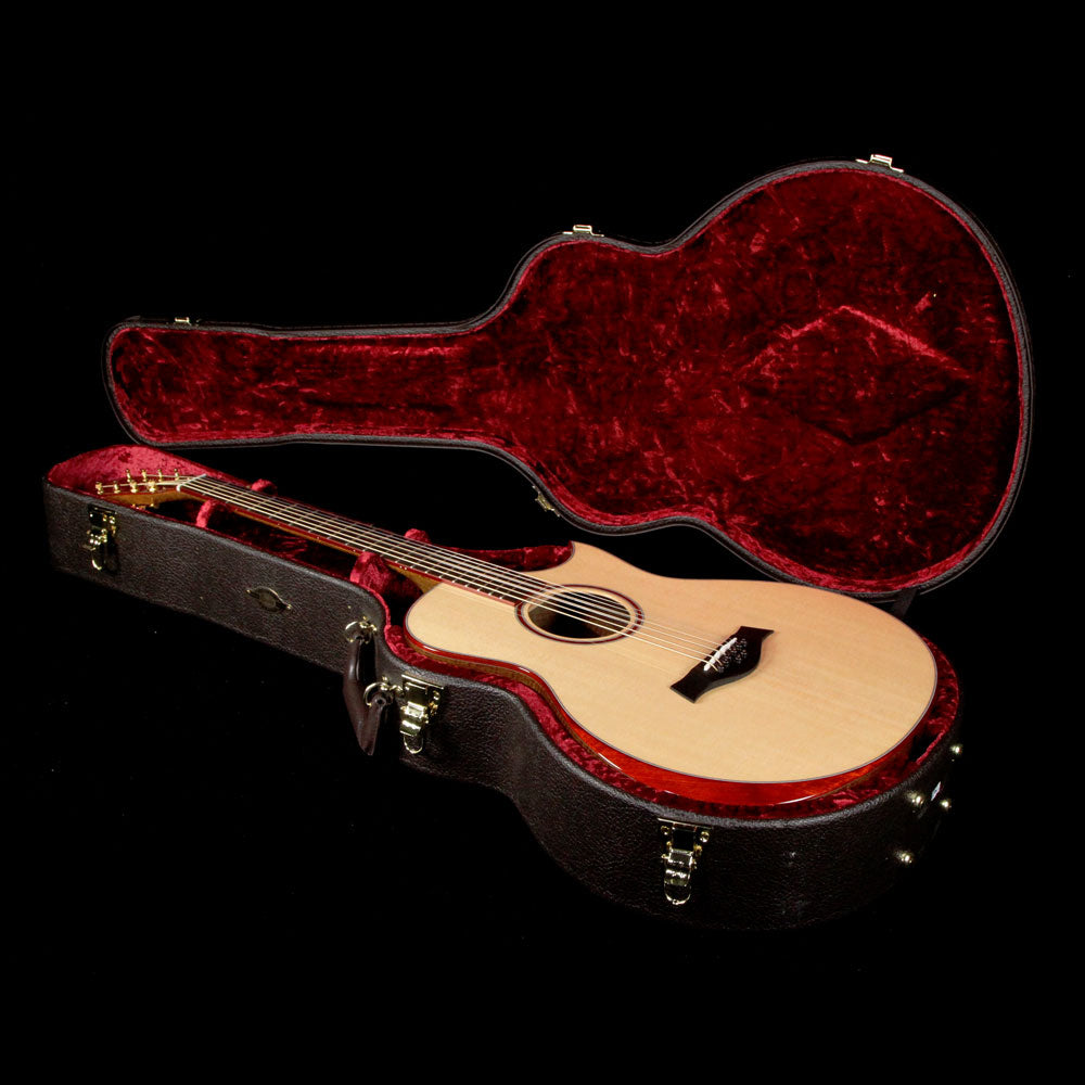 Taylor Custom Shop BTO 8-String Baritone Acoustic Guitar Natural Laurelwood — 8