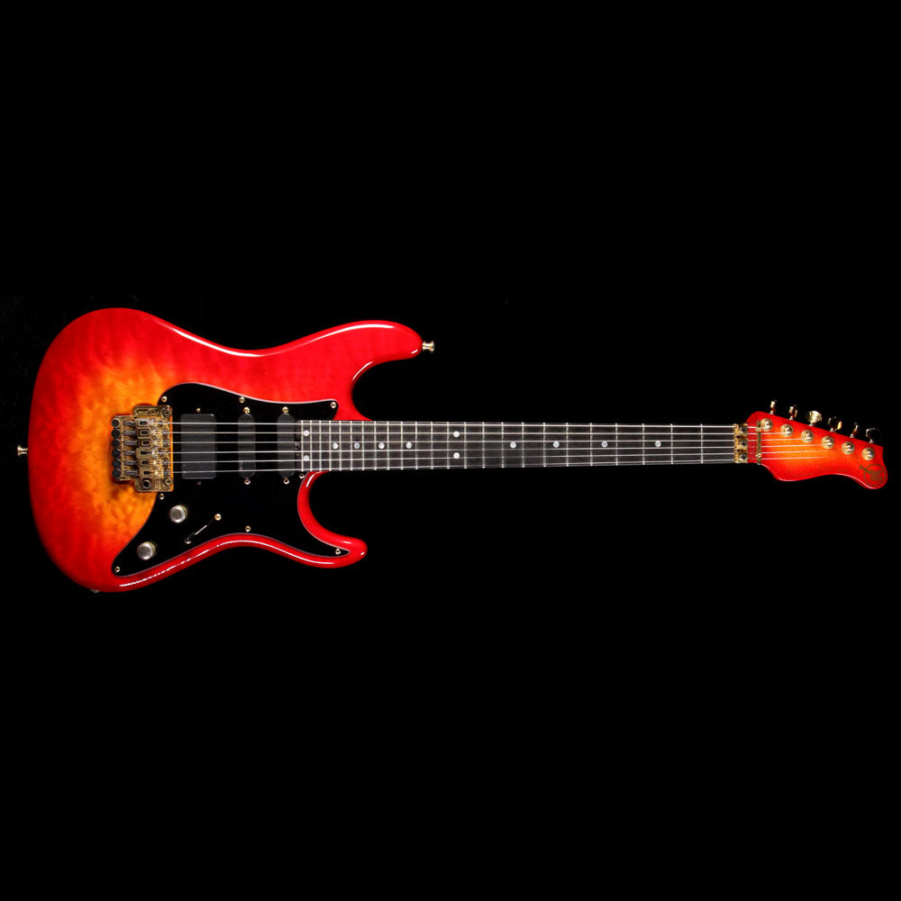 Used 1991 Valley Arts Custom Pro Electric Guitar Fireburst | The
