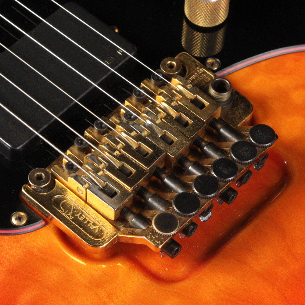 Used 1991 Valley Arts Custom Pro Electric Guitar Fireburst — 5