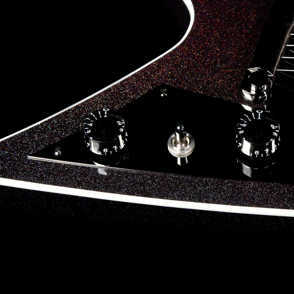 Gibson Custom Shop Modern Flying V 2018 Electric Guitar Ebony Prism — 5