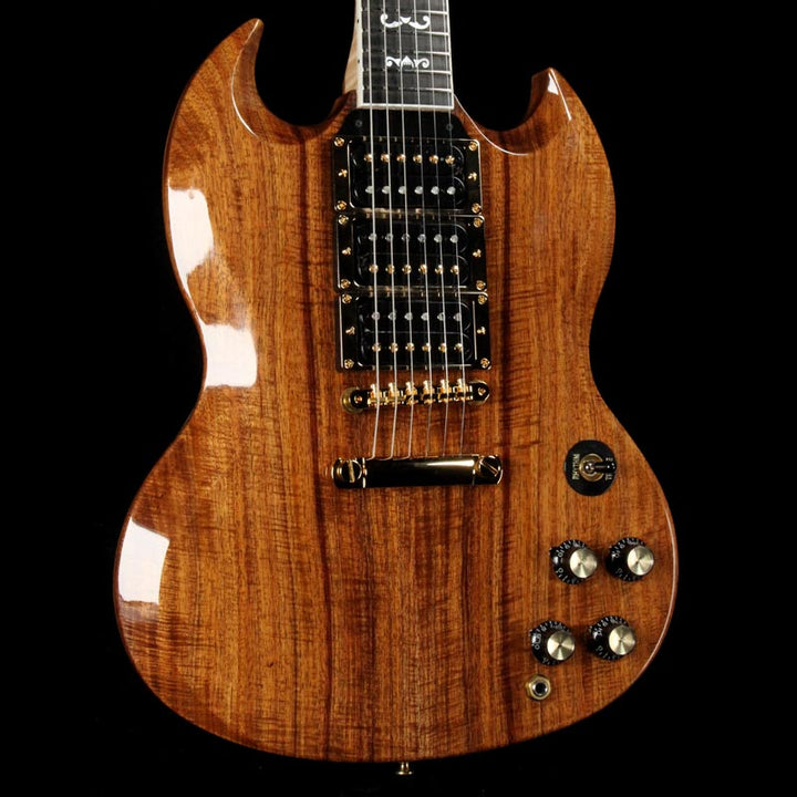Gibson Custom Shop SG Flying Eagle Electric Guitar Natural Koa