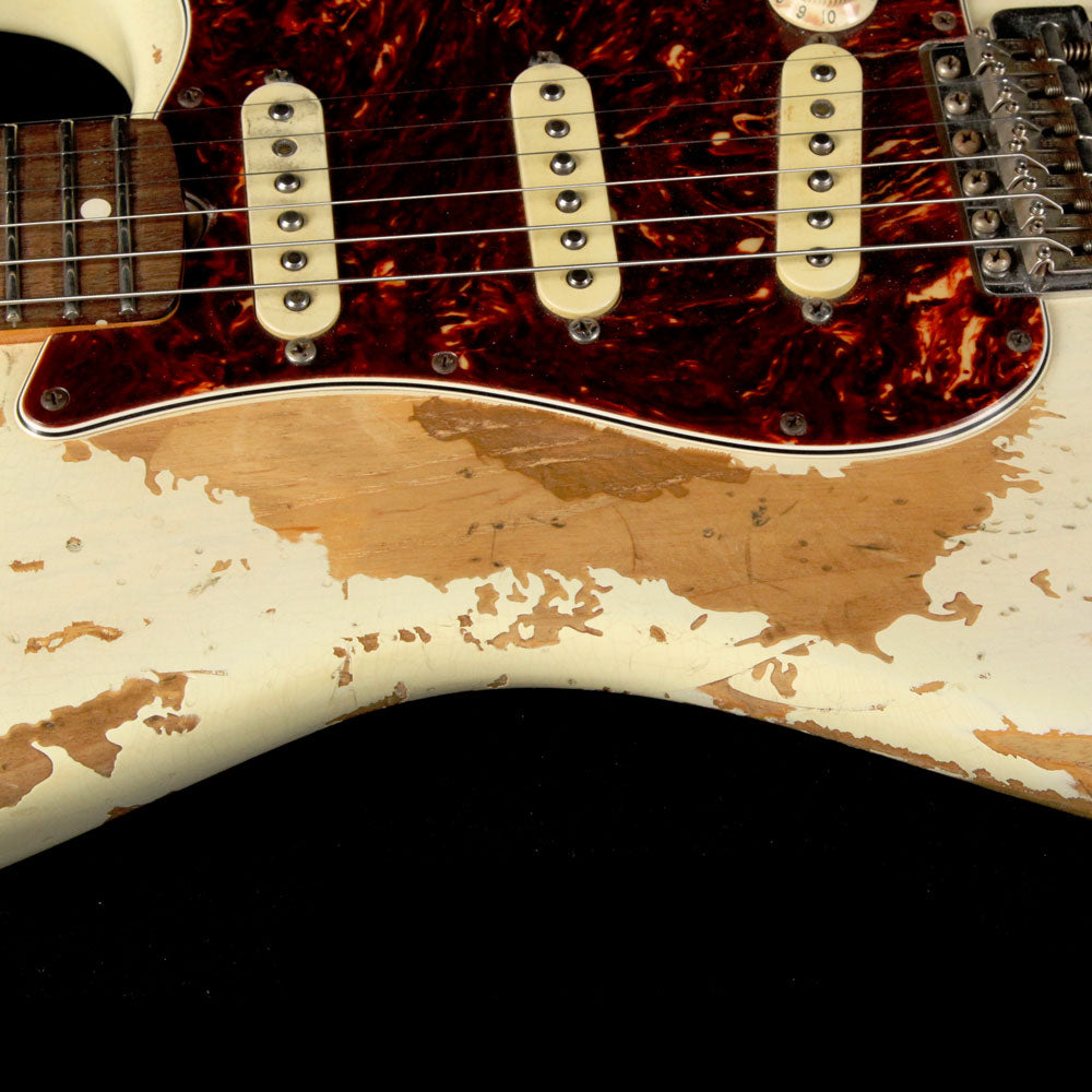 Fender Custom Shop Jason Smith Masterbuilt 1961 Stratocaster Heavy Relic Electric Guitar 2009 White Blonde — 7