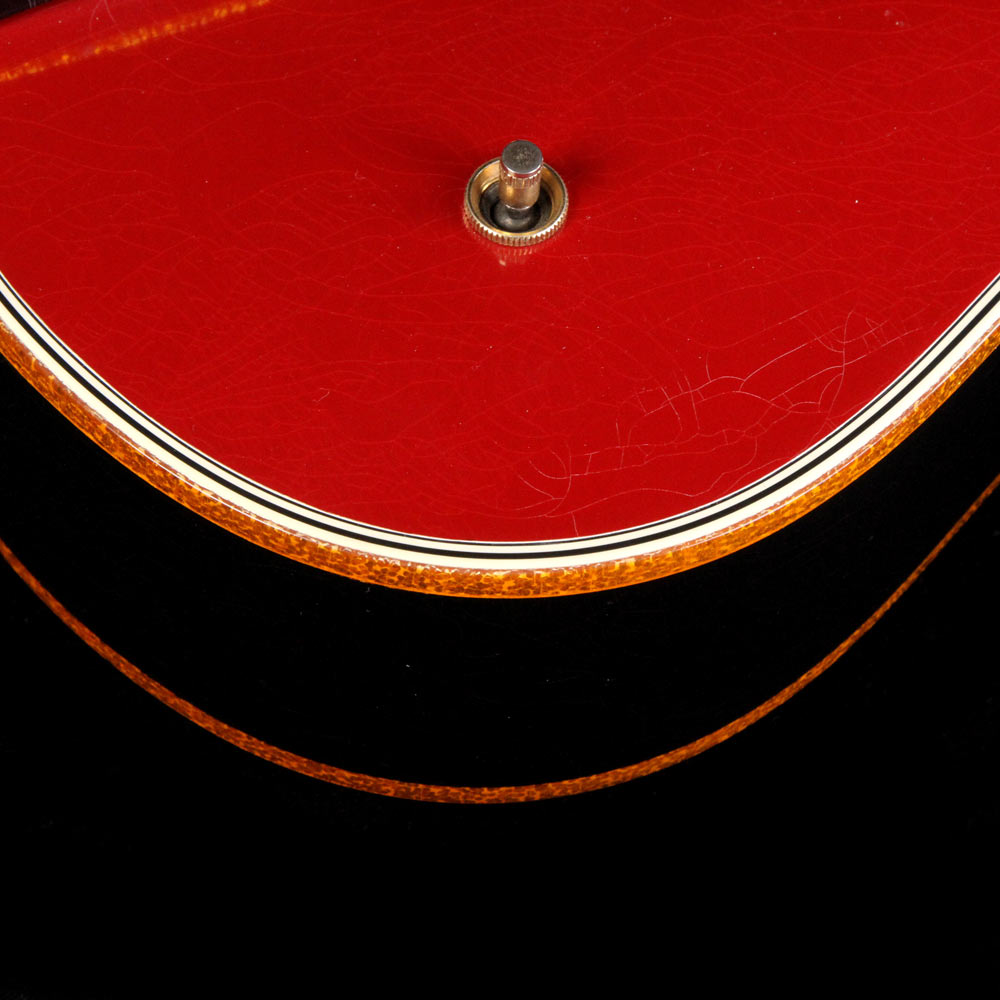 Used Gretsch Custom Shop G6136CST Falcon Relic Electric Guitar Firebird Red — 6