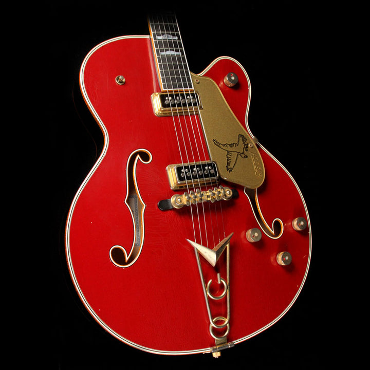 Used Gretsch Custom Shop G6136CST Falcon Relic Electric Guitar Firebird Red