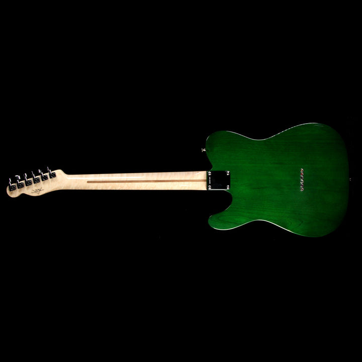 Used Fender Custom Shop Custom Deluxe Telecaster Emerald Green Transparent