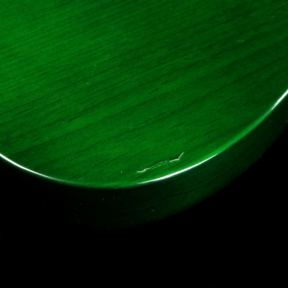 Used Fender Custom Shop Custom Deluxe Telecaster Emerald Green Transparent — 8