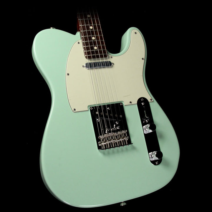 Used 2015 Fender American Standard Telecaster Rosewood Neck Electric Guitar Seafoam Green