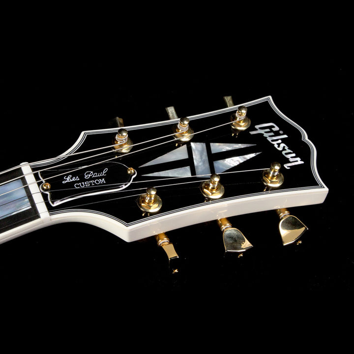 Used 2014 Gibson Custom Shop Les Paul Custom Electric Guitar Alpine White