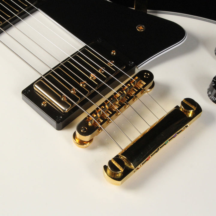 Used 2014 Gibson Custom Shop Les Paul Custom Electric Guitar Alpine White