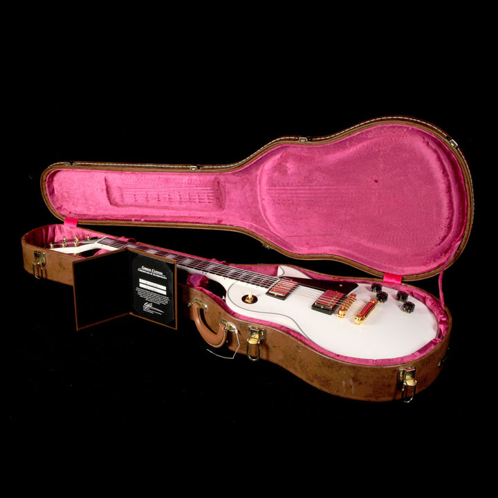 Used 2014 Gibson Custom Shop Les Paul Custom Electric Guitar Alpine White