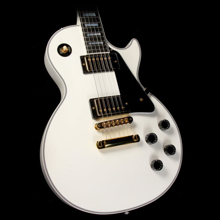 Used 2014 Gibson Custom Shop Les Paul Custom Electric Guitar Alpine White