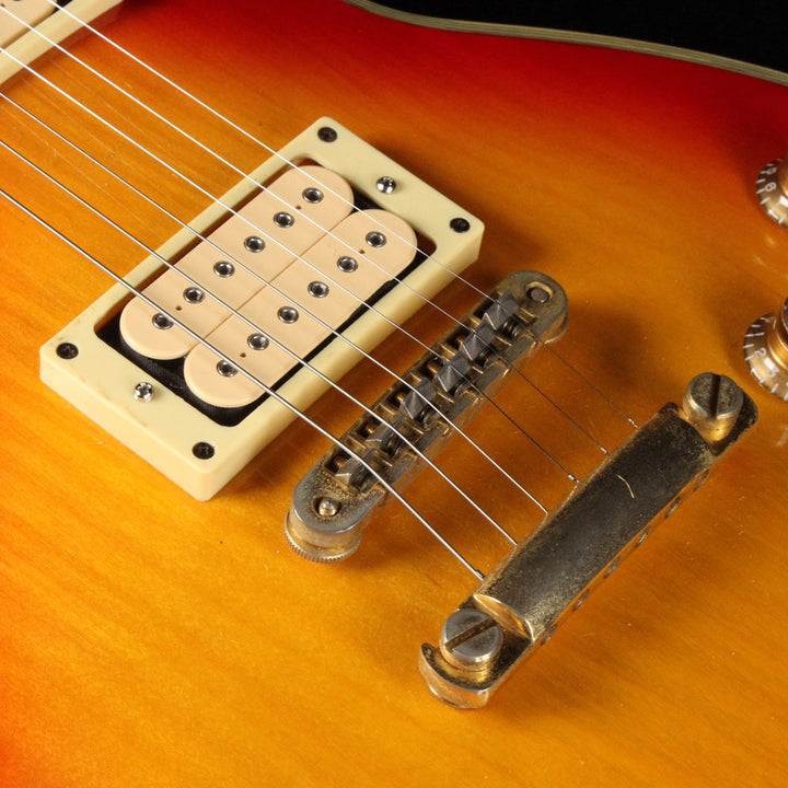 Used 1977 Greco EG600 Custom Electric Guitar Cherry Sunburst
