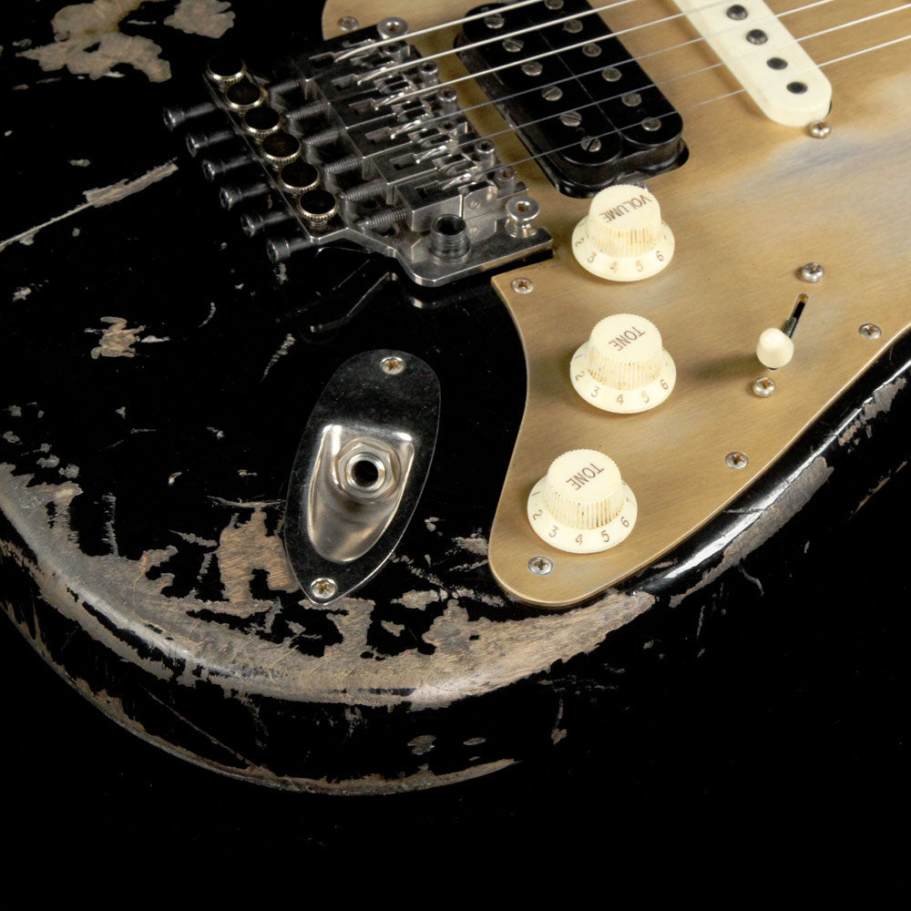 Luxxtone Choppa S Electric Guitar Destroyed Black — 5