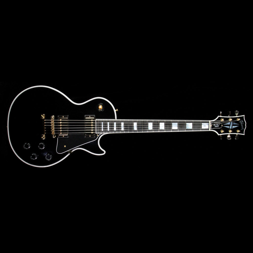 Used 2016 Gibson Custom Shop Les Paul Custom Electric Guitar Ebony — 2
